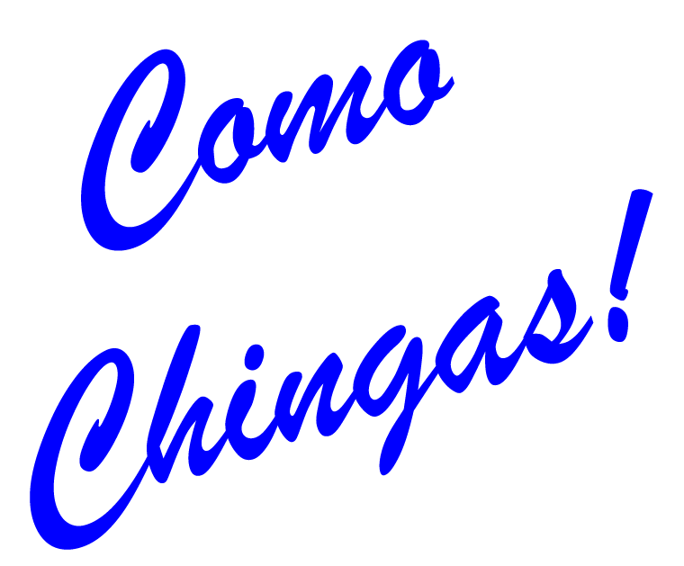 Chisme Brand: Como Chingas Womens Ringer Tee Natural/Navy