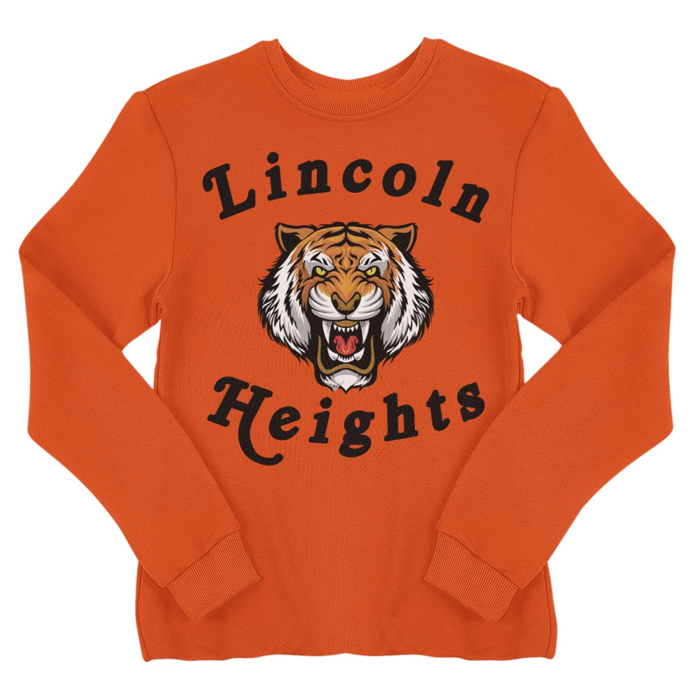 Lincoln Heights Tiger Crewneck Orange