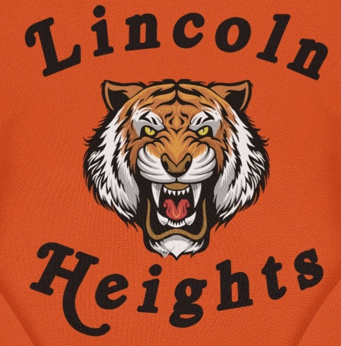 Lincoln Heights Tiger Crewneck Orange