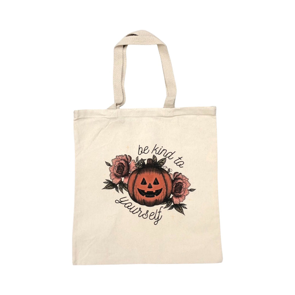 Spooky Girl: Be Kind To Yourself Tote- Natural