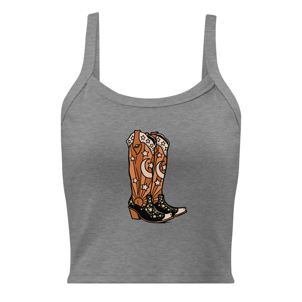 Dweegz: Cowboy Boots Micro-Rib Tank