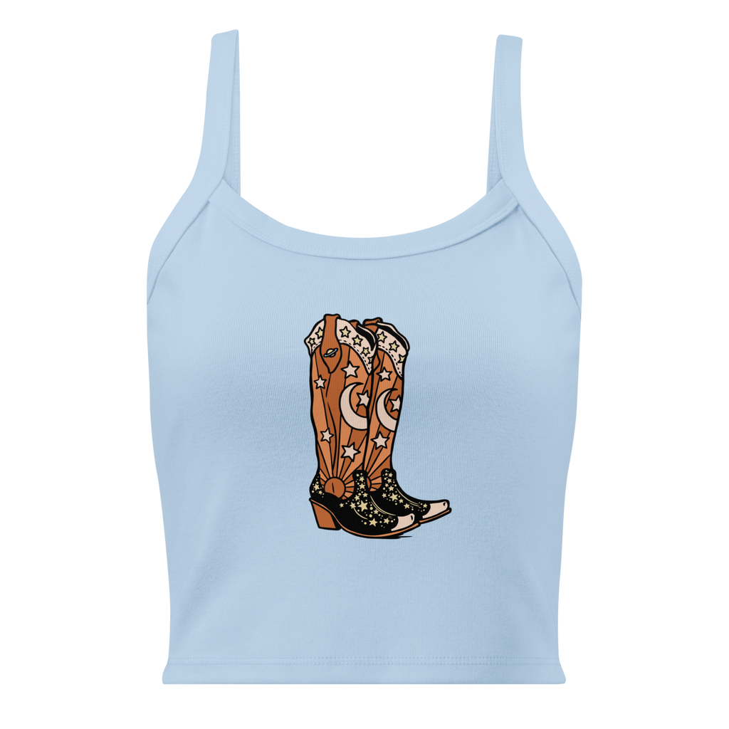 Dweegz: Cowboy Boots Micro-Rib Tank