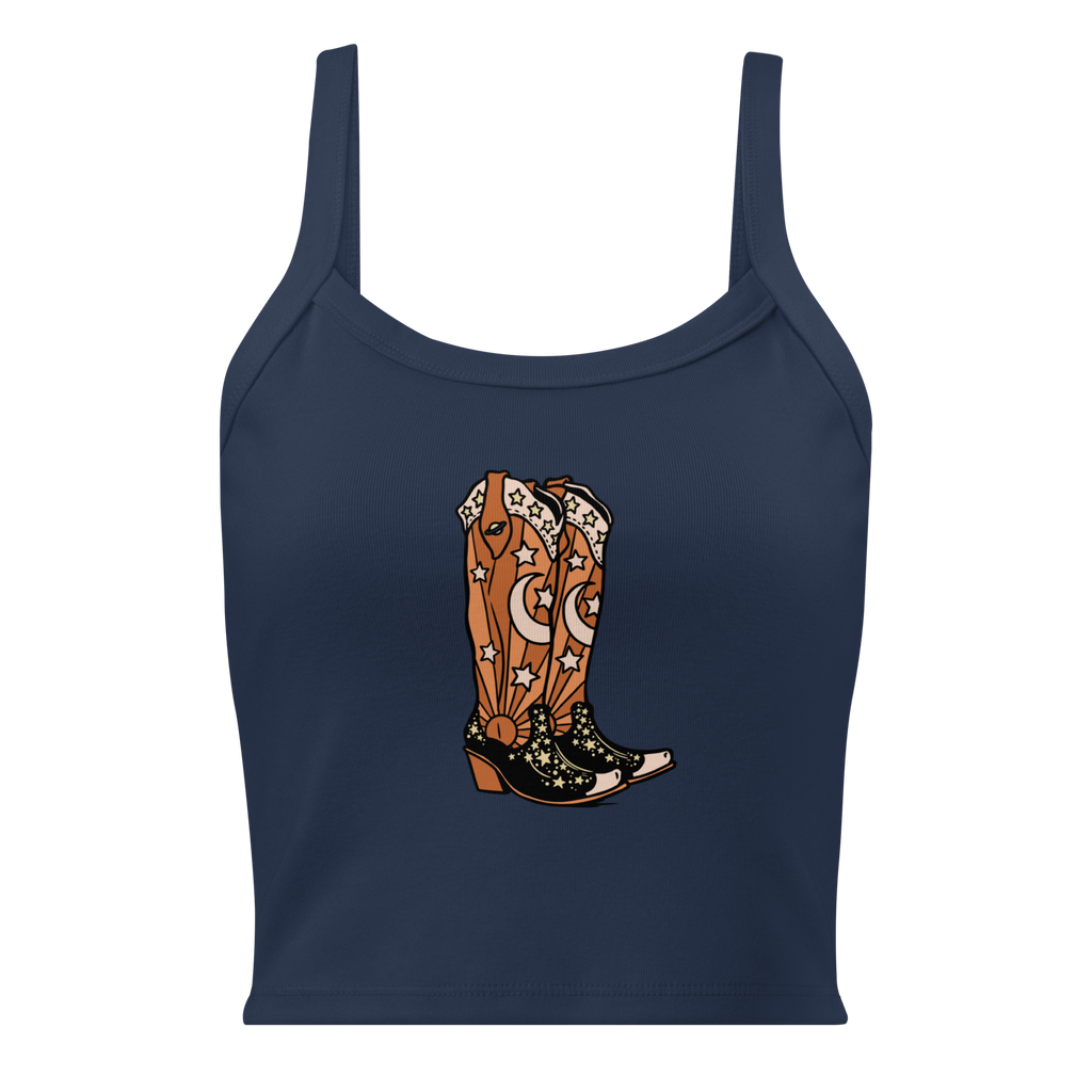 Dweegz: Cowboy Boots Micro-Rib Tank