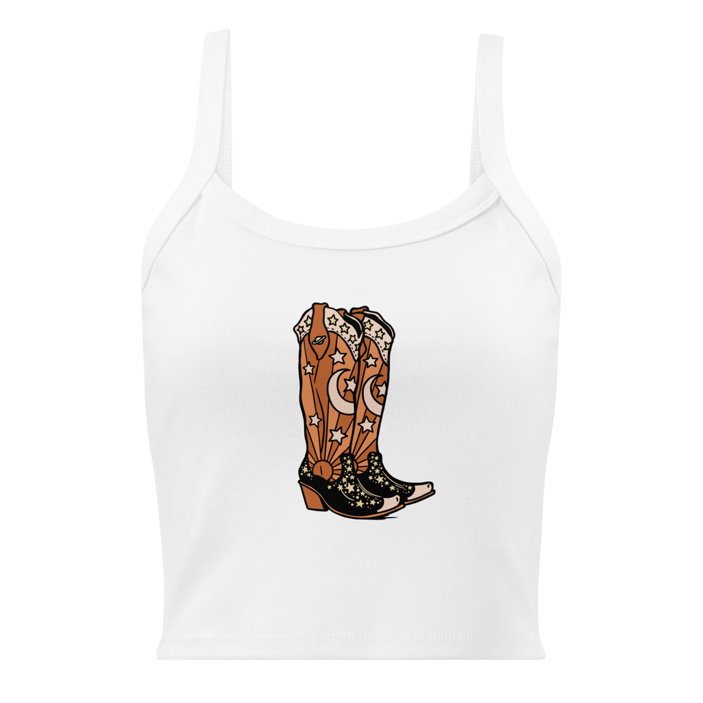 Dweegz: Cowboy Boots Micro-Rib Tank