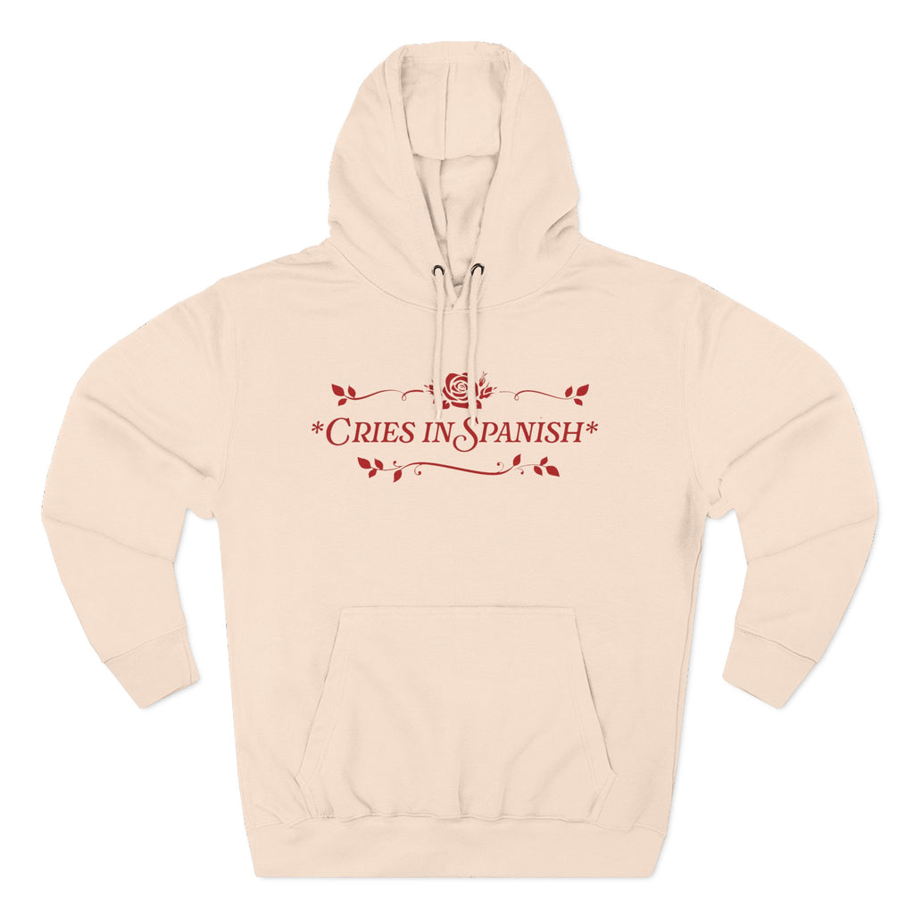 La Basica: Cries In Spanish Red Hoodie