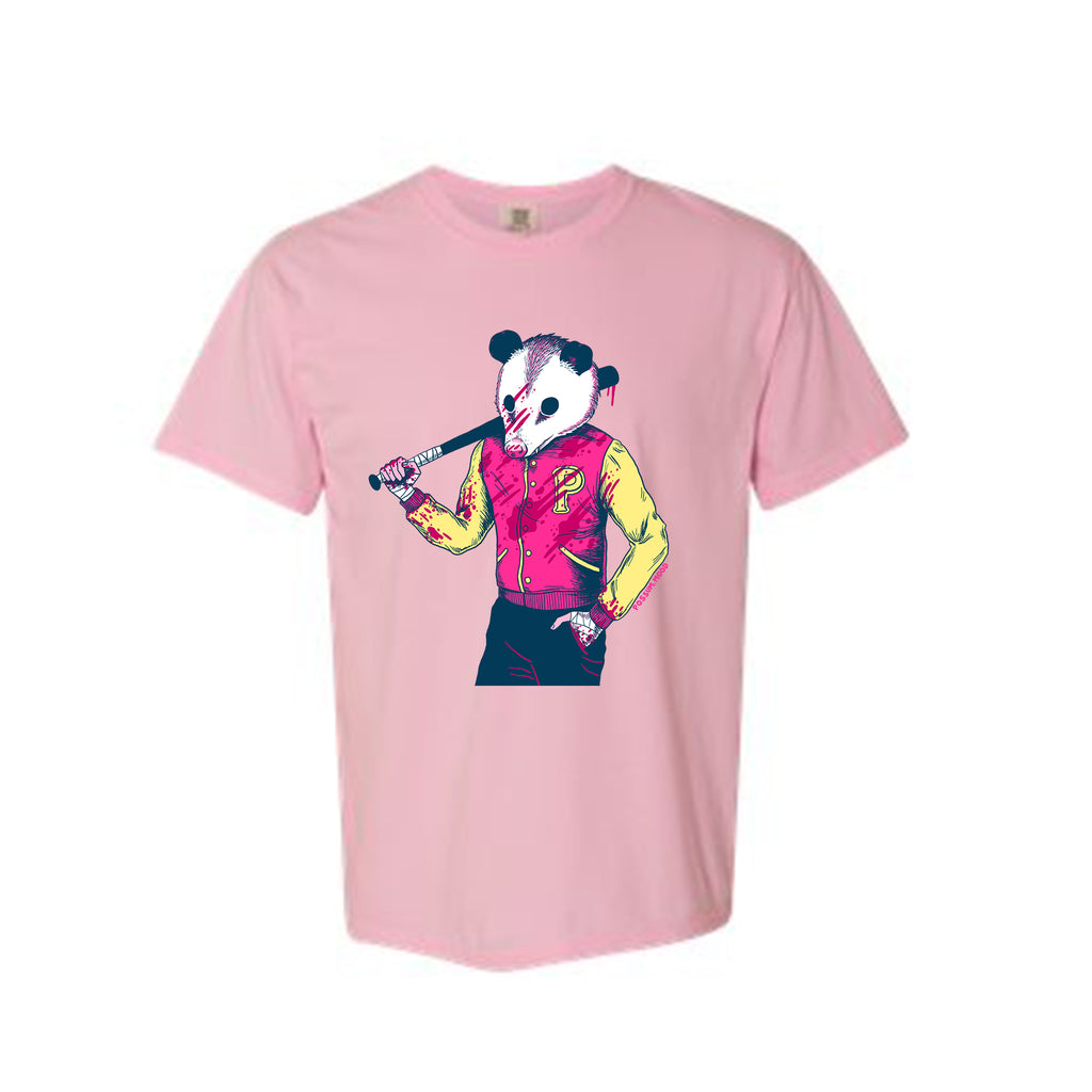 Possum Mood: Hotline Possum Tee- Pink