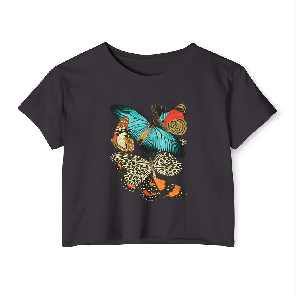 Dweegz: Large Butterflies Crop Top