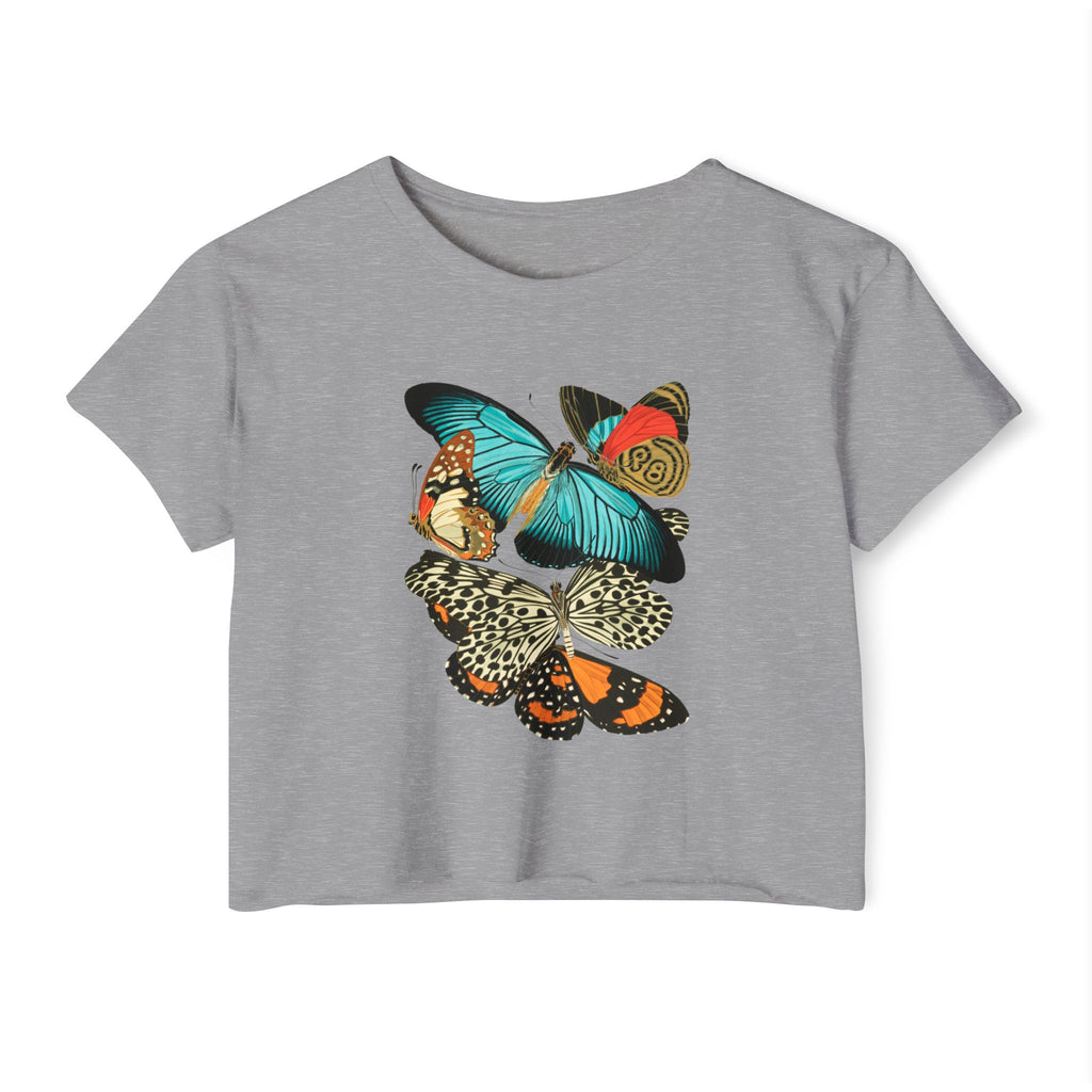 Dweegz: Large Butterflies Crop Top
