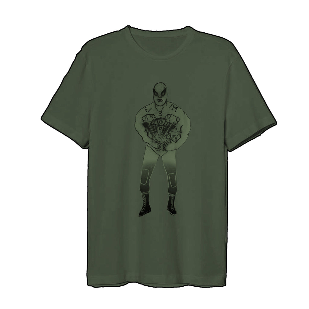 Fire Breathing Machine: Lucha tee