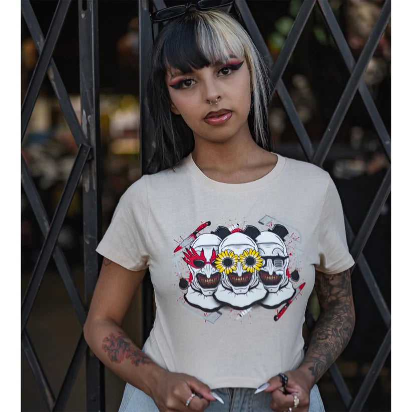 Made You Look: Terrifier 3 Women's Crop Tee