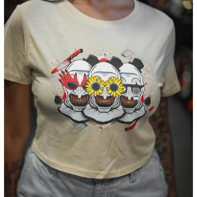 Made You Look: Terrifier 3 Women's Crop Tee
