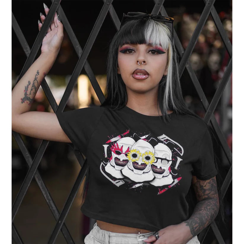 Made You Look: Terrifier 3 Women's Crop Tee