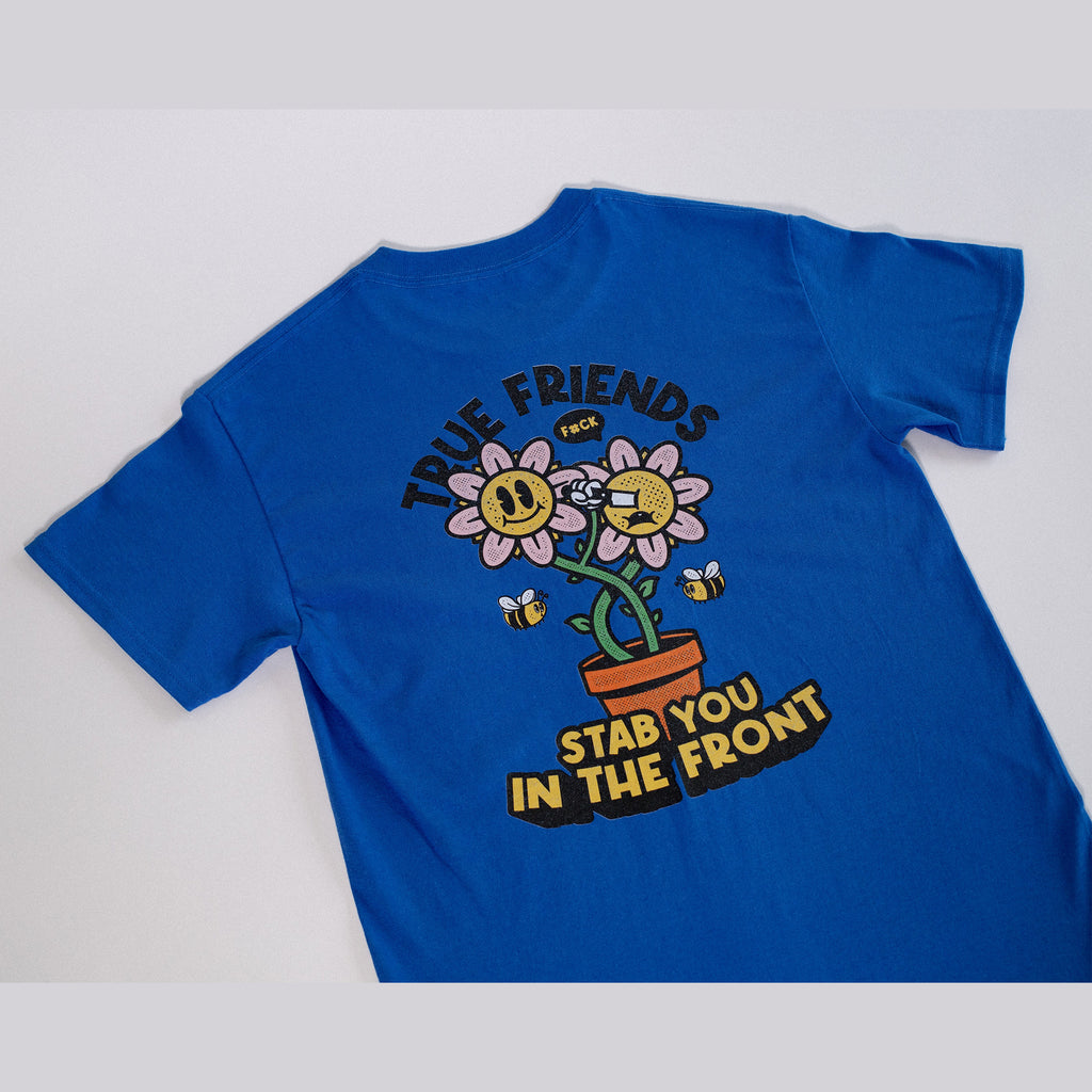 Luvewnot: True Friends Royal Tee (front and back print)
