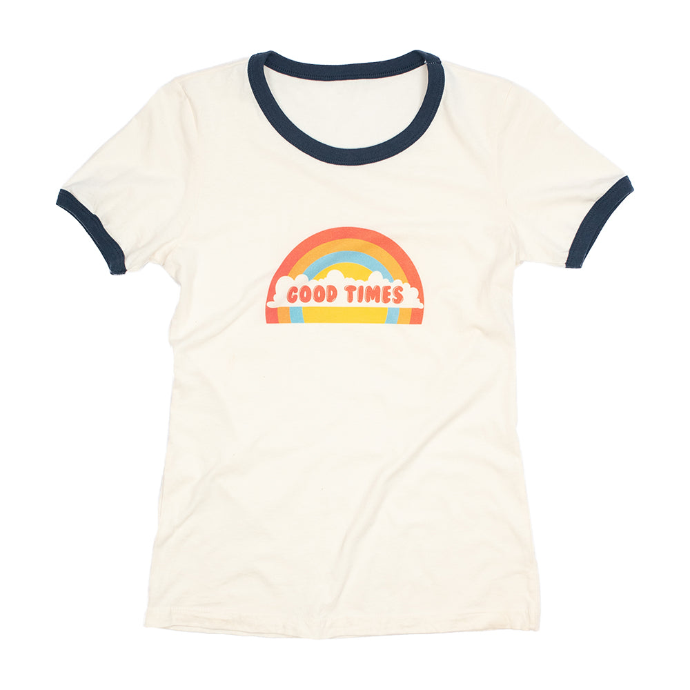 Dweegz: Good Times womens ringer tee