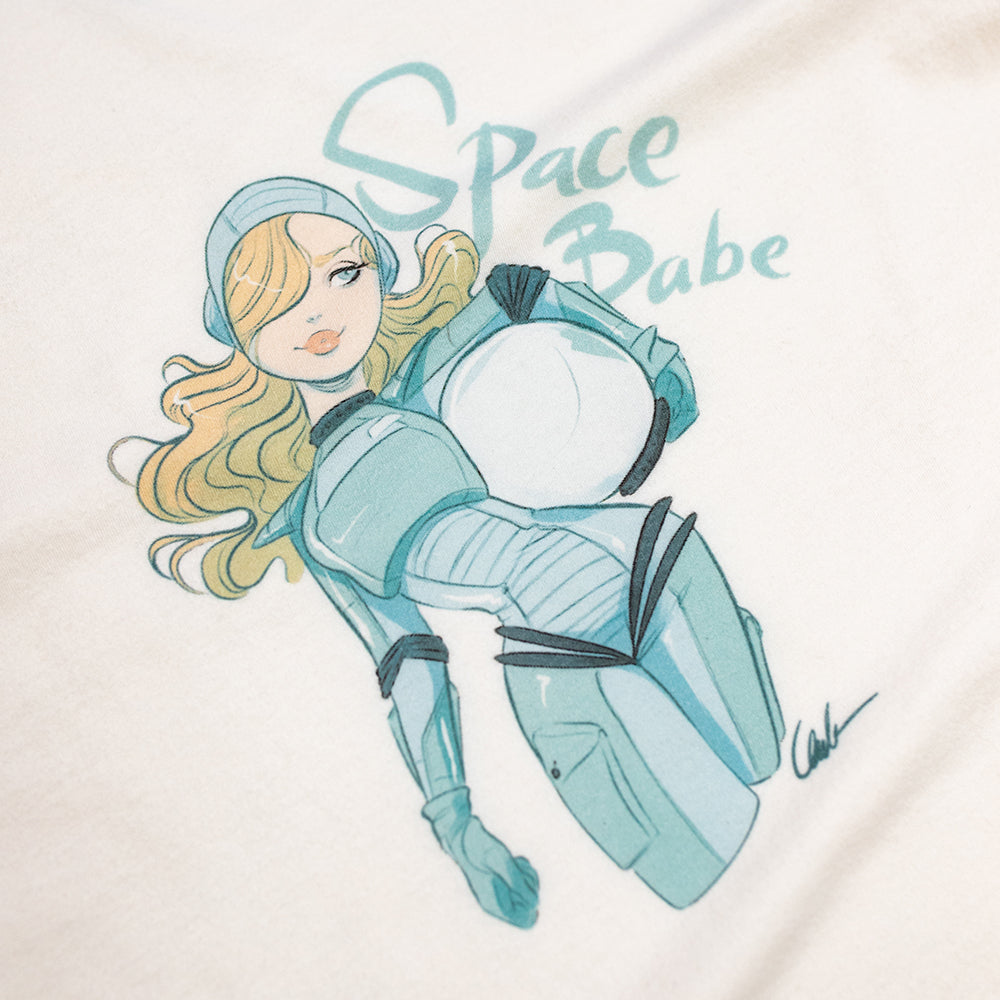 Miss Upacey: Space Demon womens ringer tee