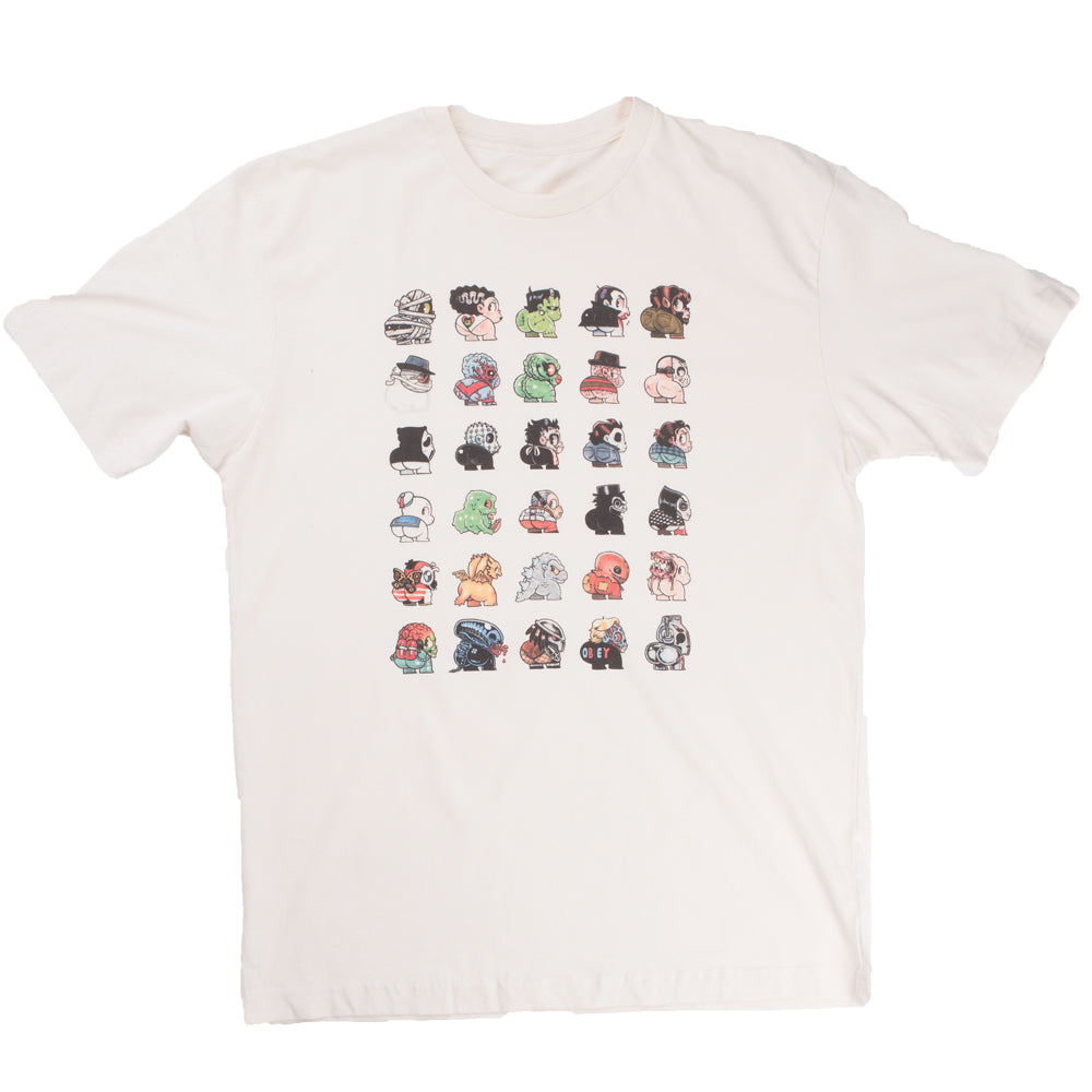 Levitzo: ButtGuy Group Tee Vintage White