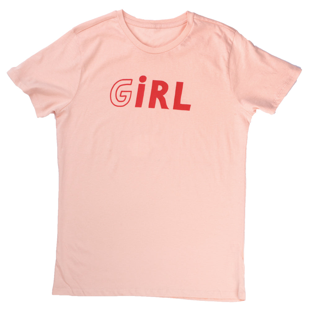 Nina Cosford: GIRL Womens Tee Pink