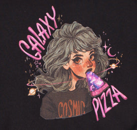 Neimy Kanani: Galaxy Pizza Women's Short SleeveTee Black