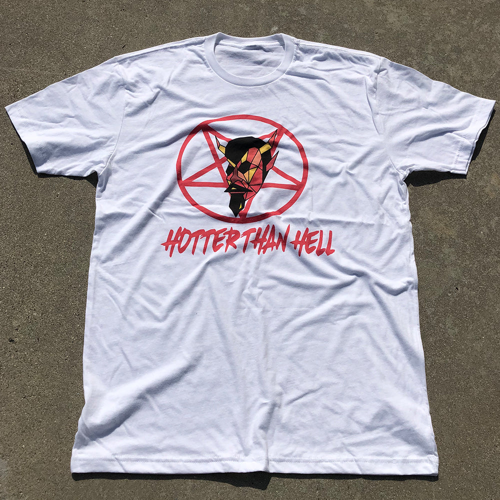 Into Forever- Hotter Than Hell Adult Tee White