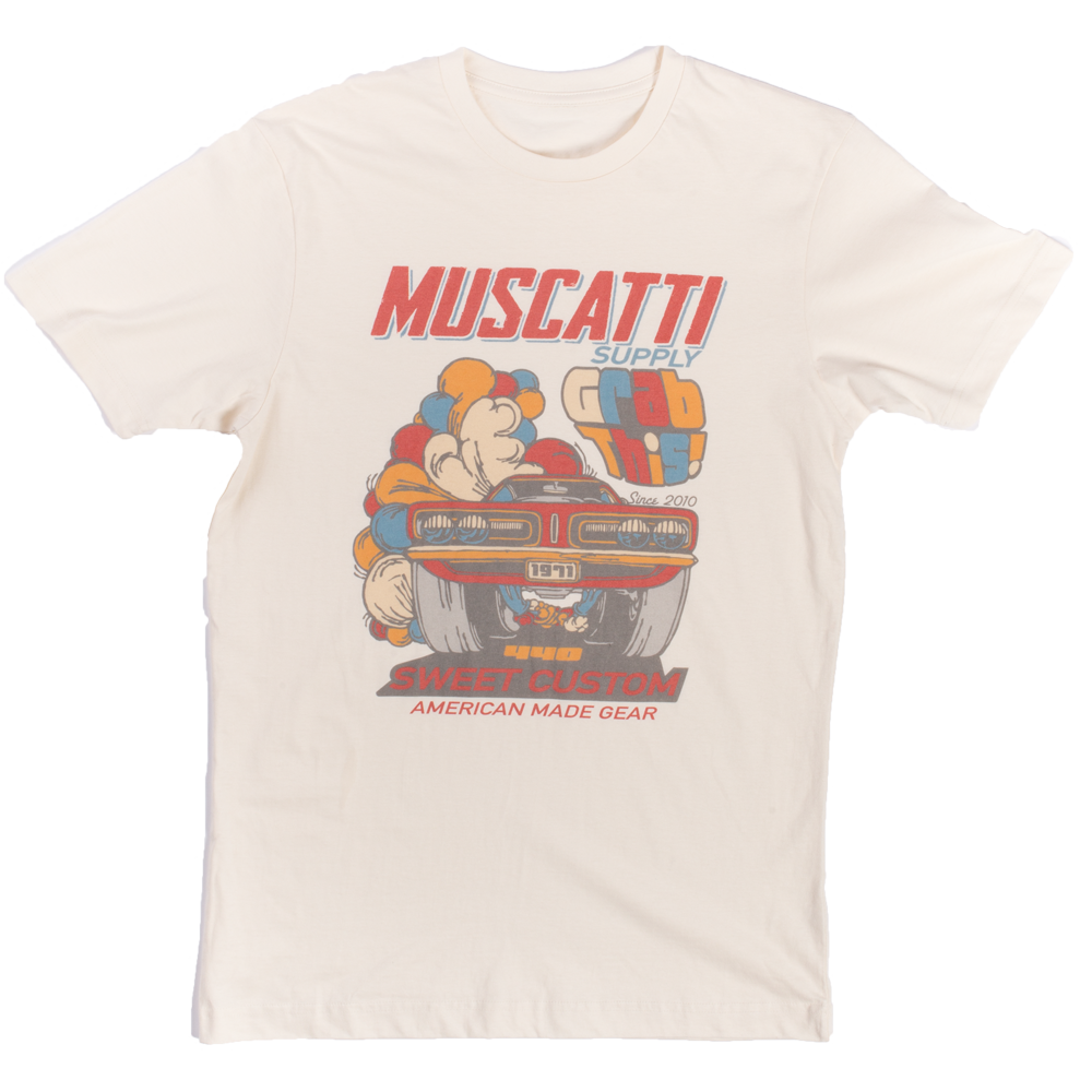 Muscatti Supply Co. : Sweet Custom Mens Short Sleeve Tee Black