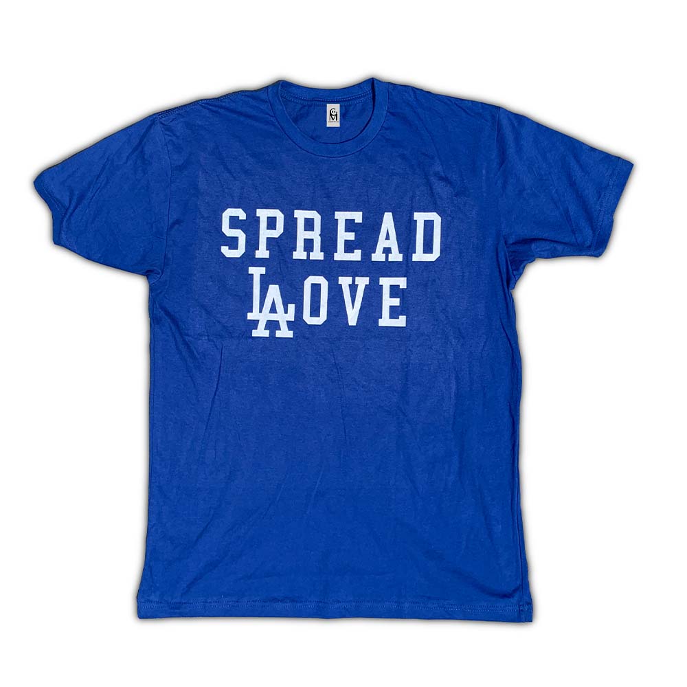 Spread LA Love Adult Unisex Tee Royal Blue