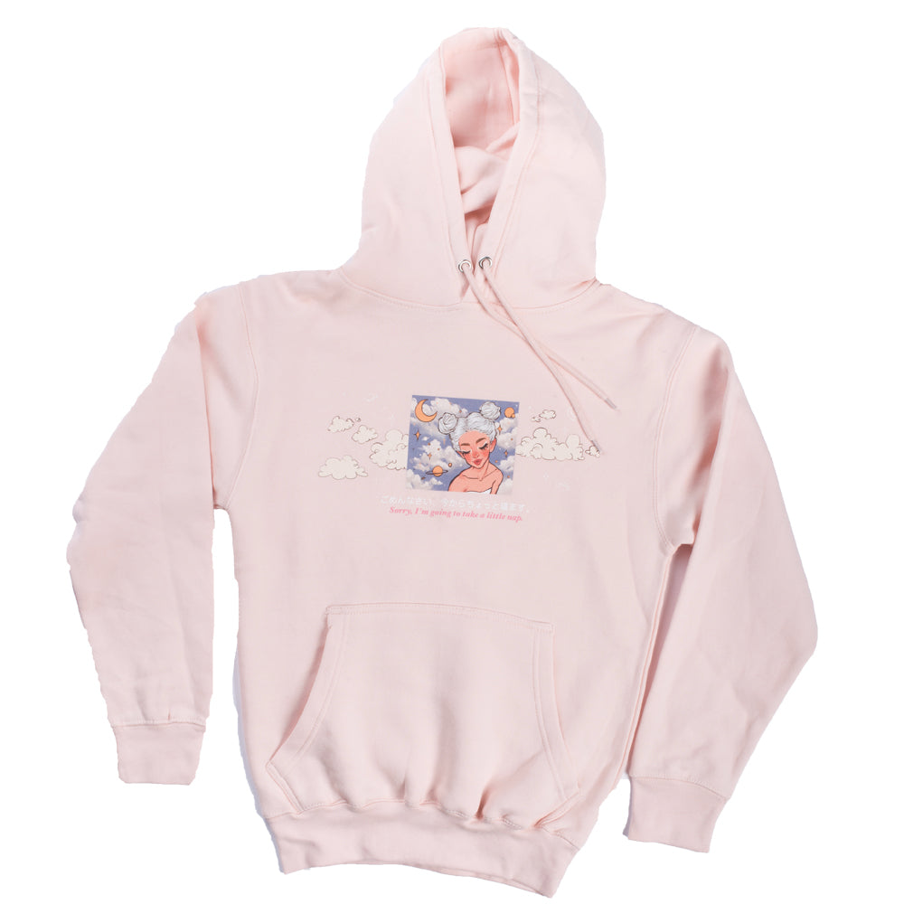 Neimy Kanani : Sorry, I'm Going To Take A Little Nap Adult Hoodie Pink