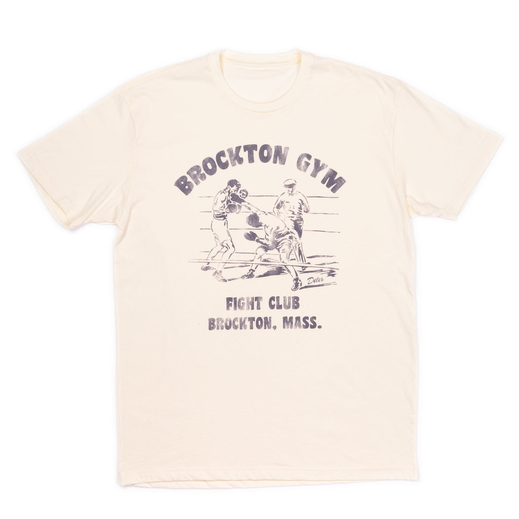 Deter- Brockton Gym Unisex Tee Natural