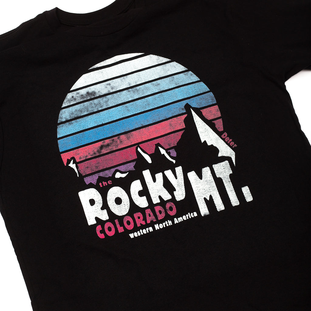 Deter- Rocky Mtn Unisex Tee Black
