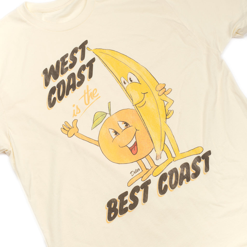 Deter- West Coast Unisex Tee Natural