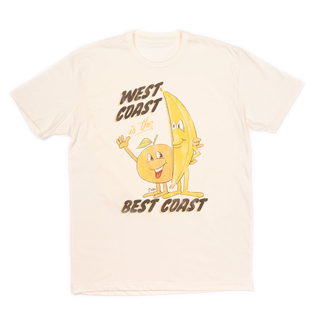 Deter- West Coast Unisex Tee Natural