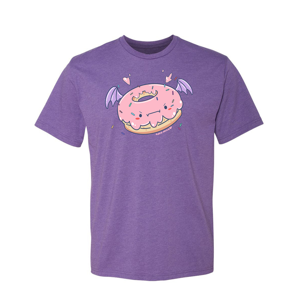 Toxic Moxie: Spoopy Donut Womens Tee- Purple