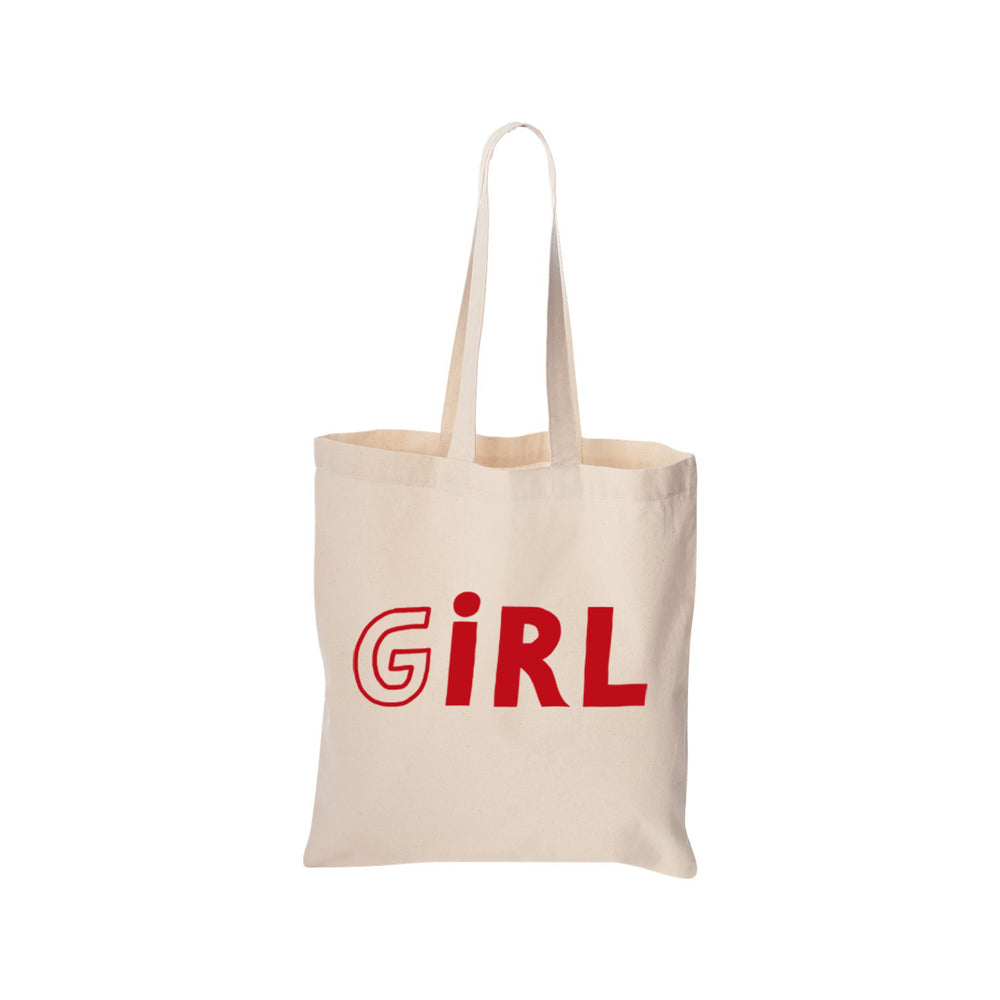 Nina Cosford : GIRL Canvas Tote Bag