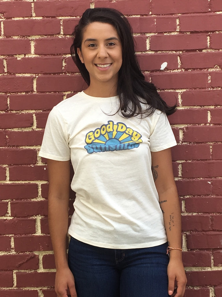 Dweegz: Good Day Sunshine women's short sleeve tee