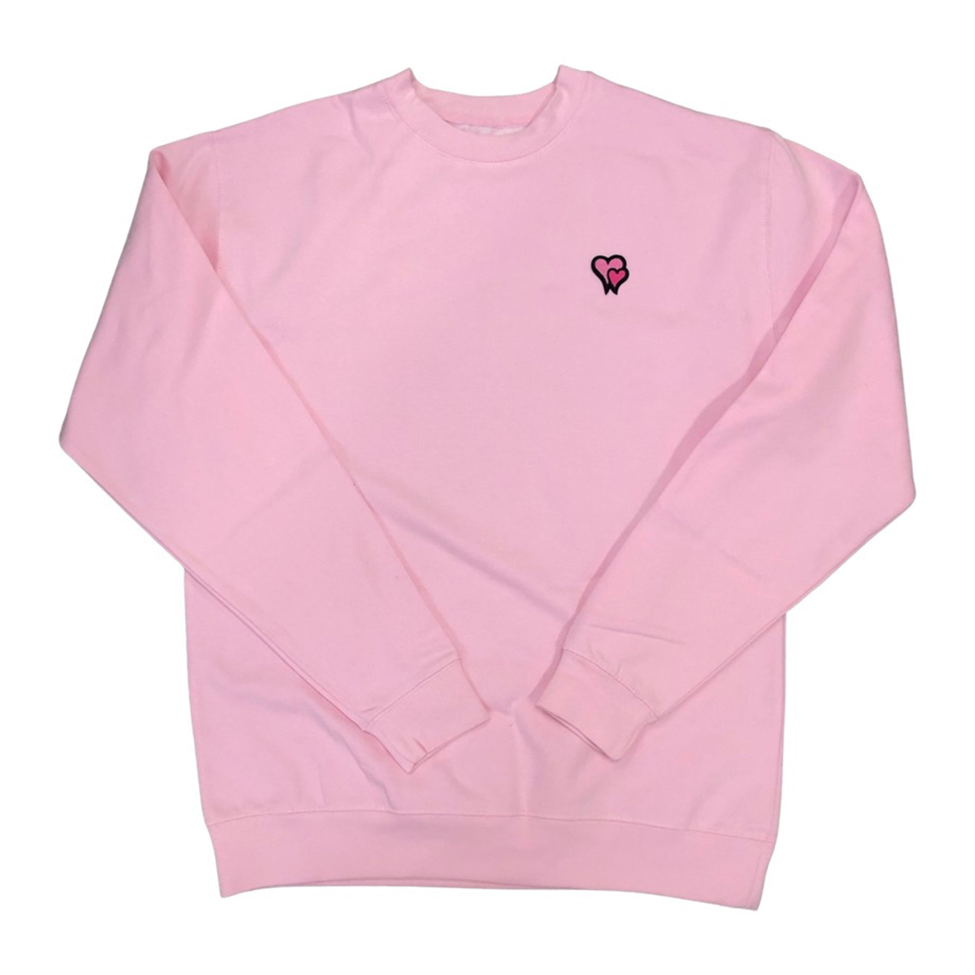 Dweegz Double Hearts Crewneck Pink dweegz