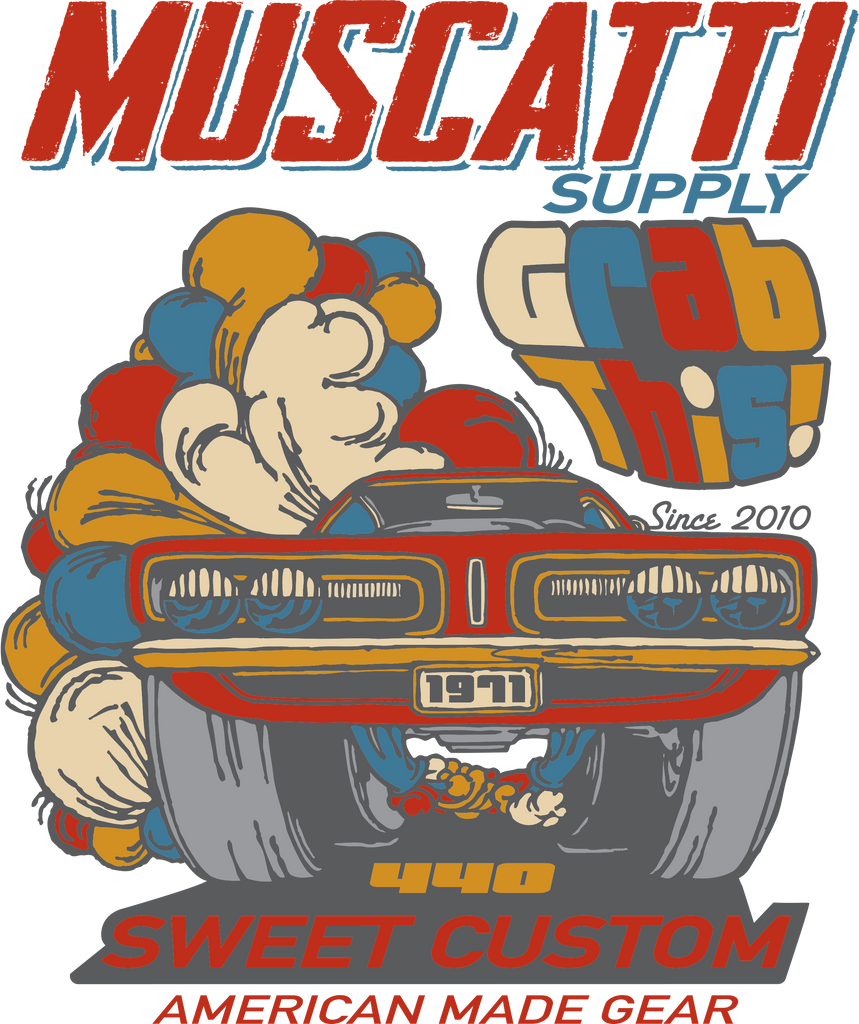 Muscatti Supply Co. : Sweet Custom Mens Short Sleeve Tee Vintage White